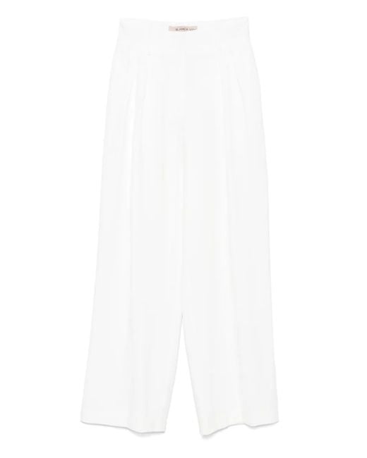 Blanca Vita プリーツ パンツ White