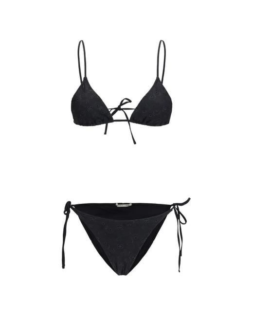 Kristina Ti Black Bikini À Fleurs