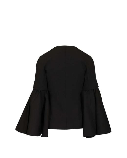 Jacquemus Black Blazer With Flared Sleeves