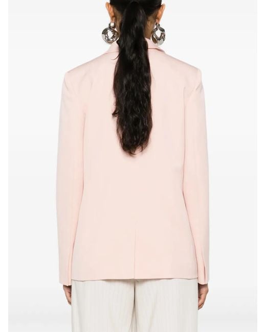 Chaqueta de pecho de personalizada Lanvin de color Pink