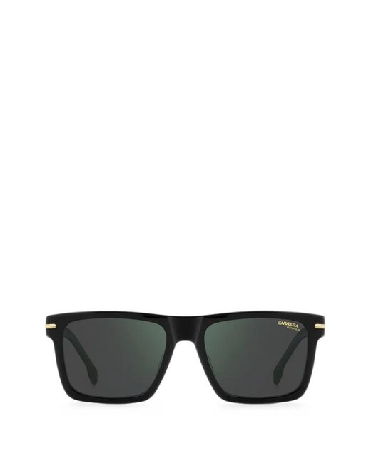 Carrera Black Rectangular-Frame Polarized Sunglasses for men