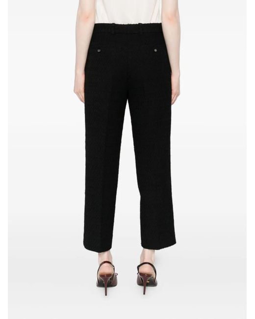 Gucci Tweed Trousers Black