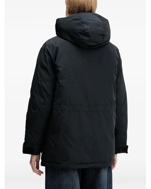 Chaqueta Con Capucha Converse de color Black