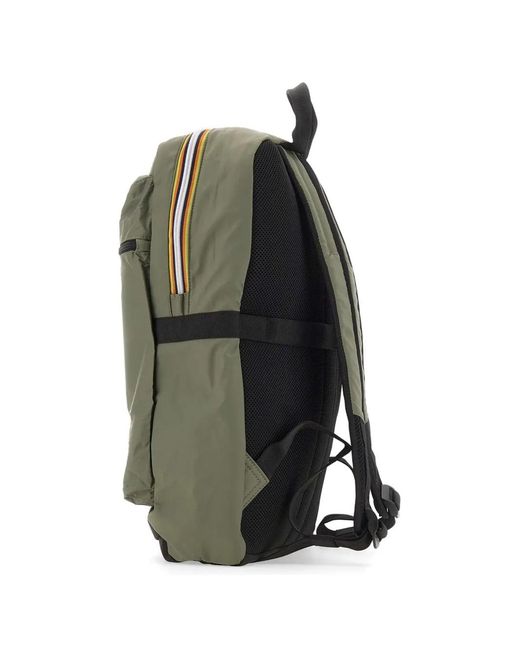 K-Way Green Laon Ripstop Padded Backpack