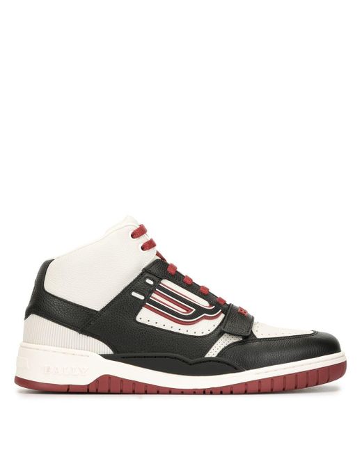 Bally Leather Kuper High-top Sneakers in Black for Men - Lyst