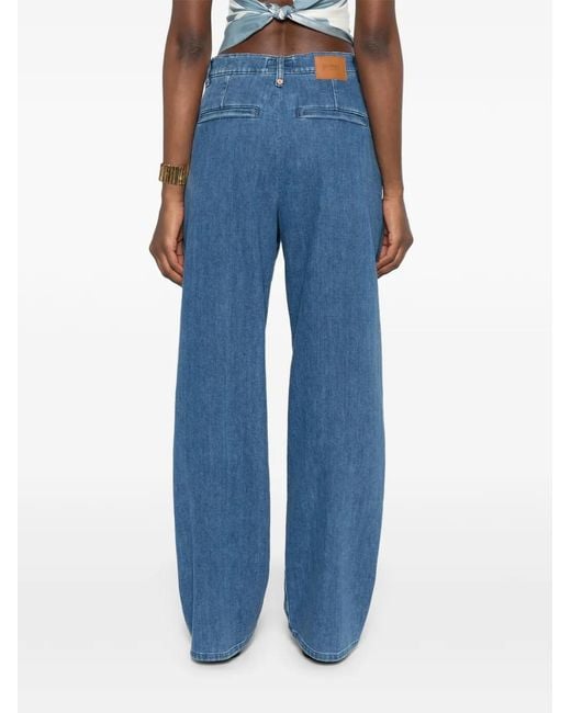 Drykorn Blue Behance Pleated Jeans
