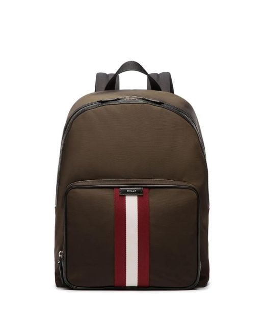 Bally Brown Code Backpack for men