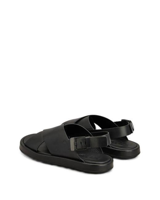Tod's Black Sandals for men