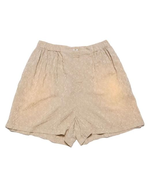 Acne Natural Bermuda Shorts for men