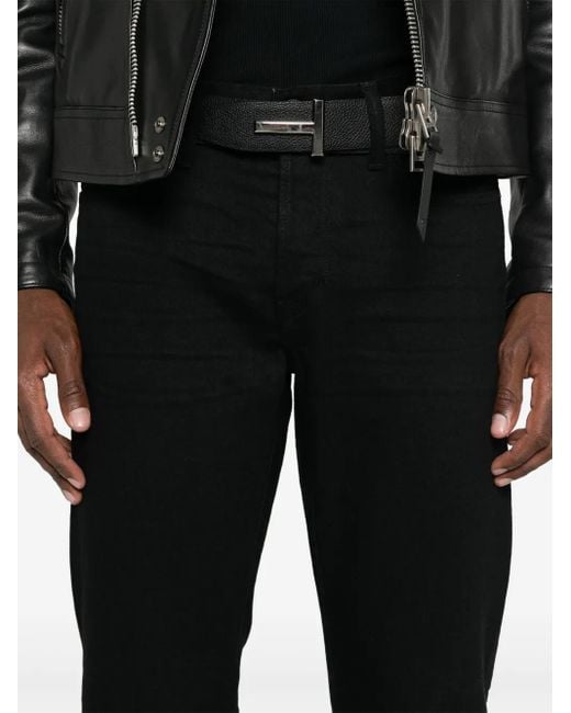 Tom Ford Black Tapered-Leg Jeans for men