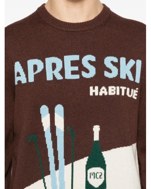 Maglione Heron di Mc2 Saint Barth in Brown da Uomo