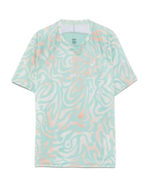 Asics Blue Road Lite T-Shirt