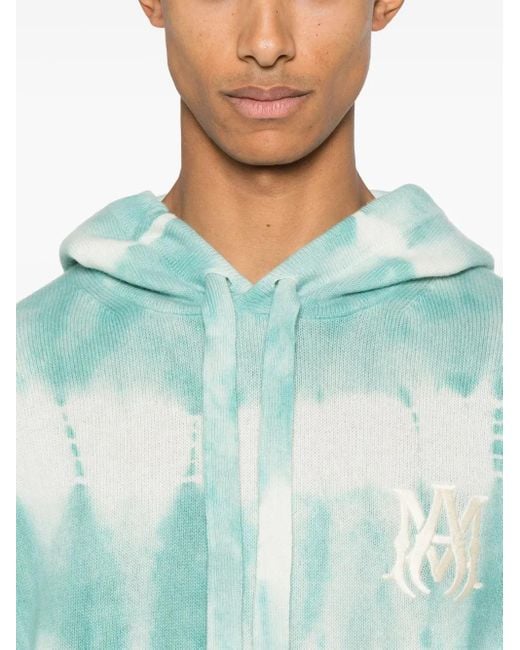 Amiri Green Ma Tie Dye Hoodie for men