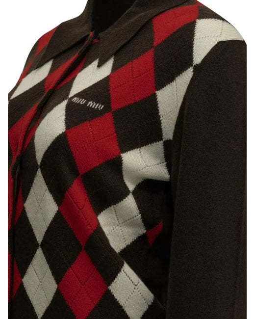 Miu Miu Black Cashmere Cardigan