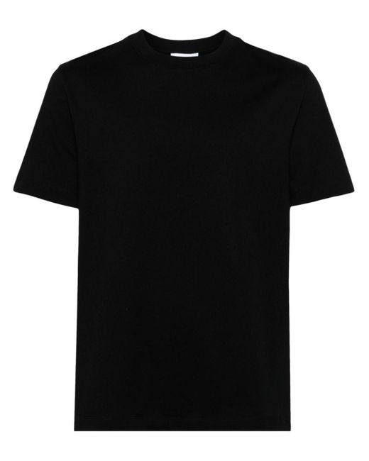 Camiseta con logo estampado Helmut Lang de color Black