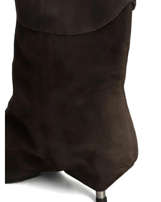 GISÉL MOIRÉ Black Miriam Boots