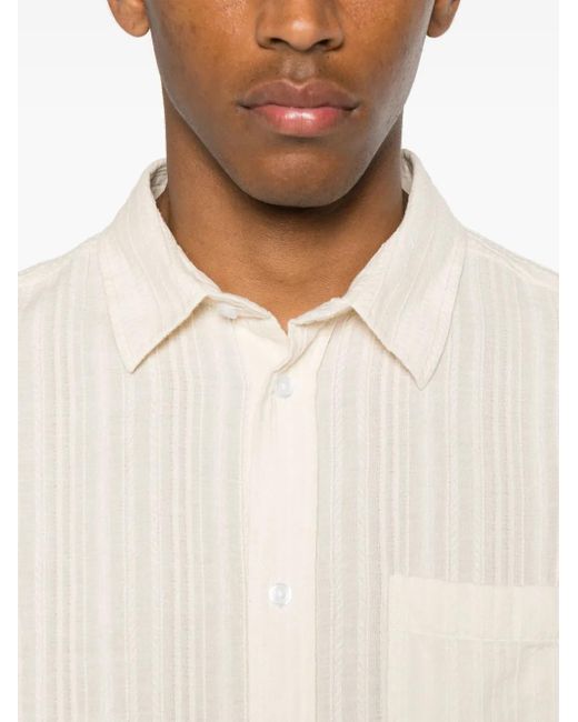 Les Deux Button-Down Overhemd in het White voor heren