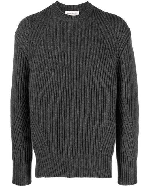 Jersey Con Paneles McQueen de hombre de color Gray