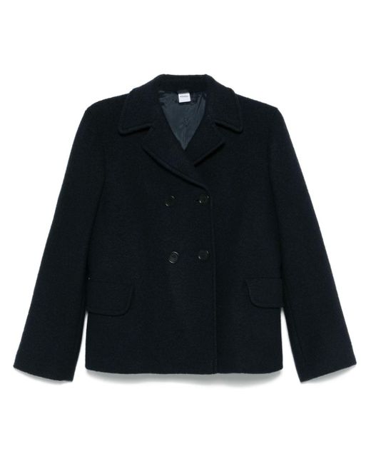 Aspesi Blue Boiled-Wool Jacket