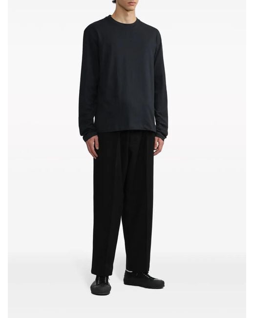 Jil Sander Black Logo-Patch Cotton T-Shirt (Set Of Three) for men