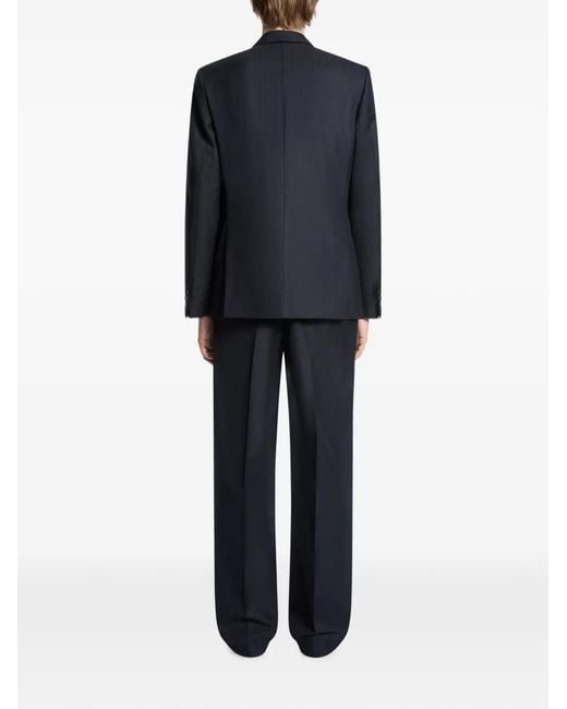 Dries Van Noten Blue Slim-Fit Wool Suit for men
