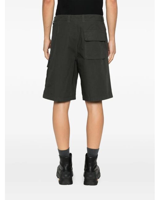 Stone Island Black Shorts for men