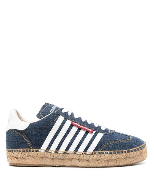 DSquared² Blue Hola Lace-up Sneakers