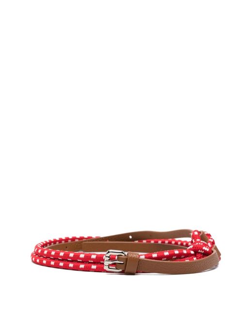 Plan C Red Rope-Detail Belt