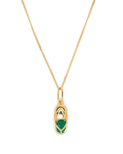 CAPSULE ELEVEN Metallic Capsule Onyx Necklace