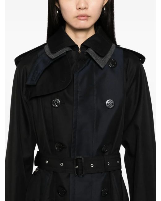 Sacai トレンチコート Black