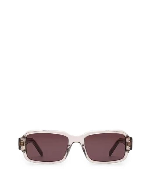 MCM Purple Rectangle-Frame Sunglasses