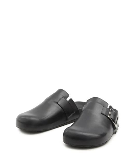 Loewe Clogs mit Schnalle in Black für Herren