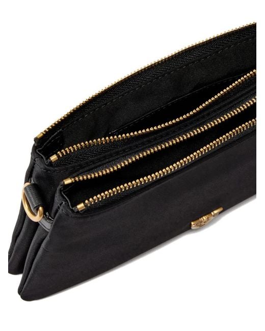 Pinko Black Mini Zip Satchel Cross Body Bag