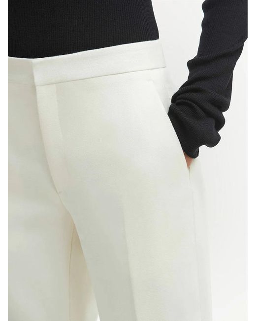 Wardrobe NYC White Low-Rise Straight-Leg Trousers
