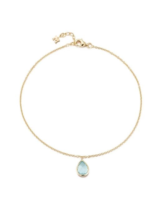 Mateo White Topaz Anklet Bracelet