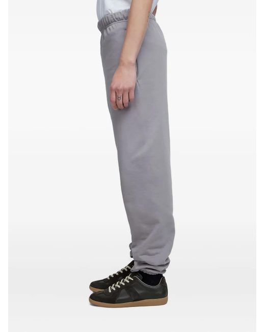 HATHENBRUCKTM Gray Elasticated-Cuff Track Pants for men