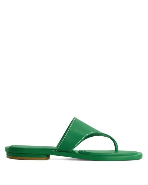 Bernardo Green 1946 Flat Thong Sandals