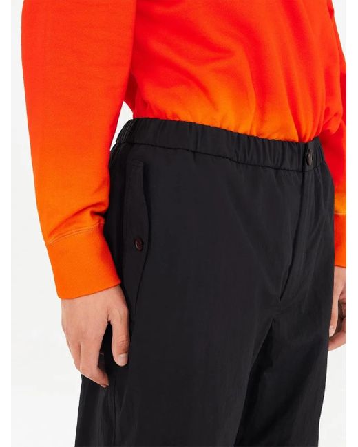 Pantalon Droit À Plaque Logo Ferragamo pour homme en coloris Blue