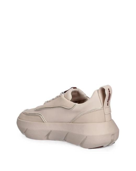 Alexander Smith Natural Eclipse Logo-Print Chunky-Sole Sneakers
