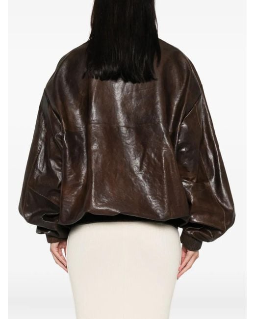 Bomber Con Zip di Magda Butrym in Brown
