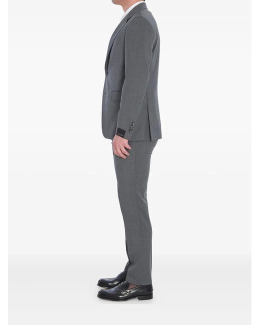 Tagliatore Gray Wool Two-Piece Suit for men