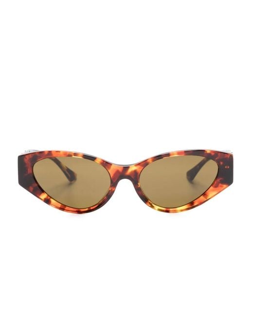Versace Brown Medusa Legend Cat-Eye Sunglasses