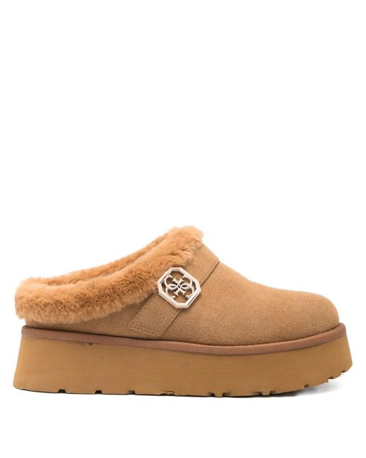 Guess Brown 45Mm Dolmana Platform Mules