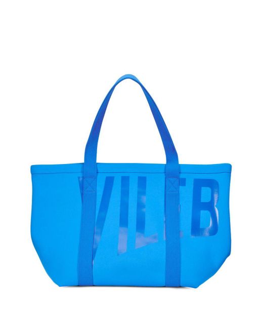Bolso shopper Bagsib con logo Vilebrequin de color Blue