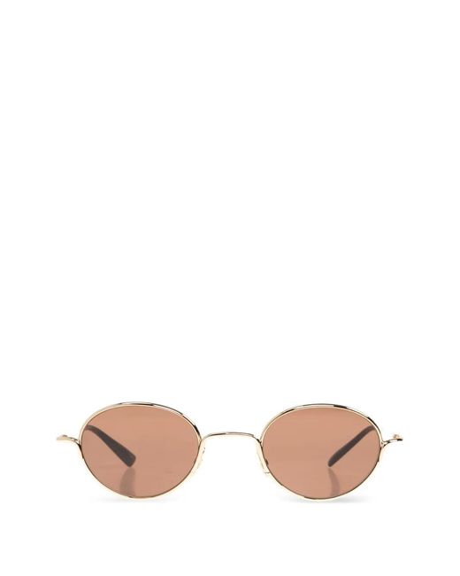 McQueen Pink Round-Frame Sunglasses for men