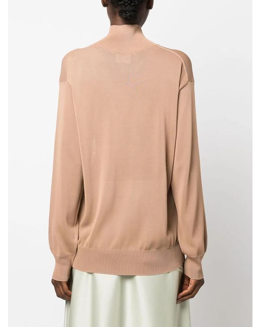 Khaite Natural The Paco Knitted Crepe Jumper
