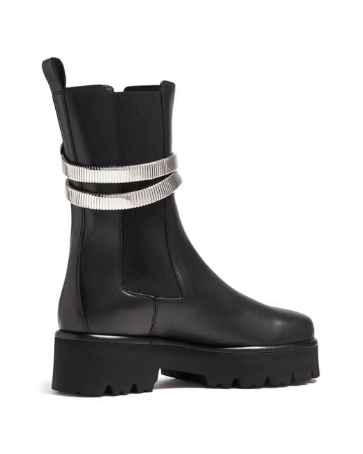Rene Caovilla Black 45Mm Juniper Boots