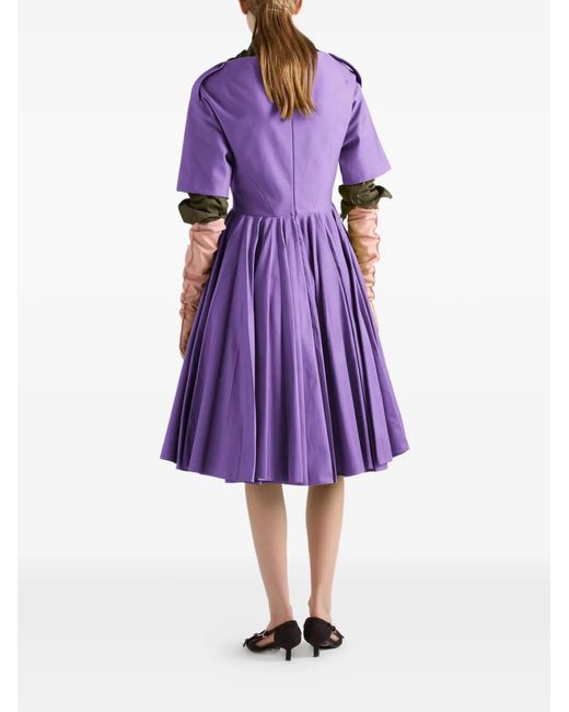 Prada Purple Chino Dress