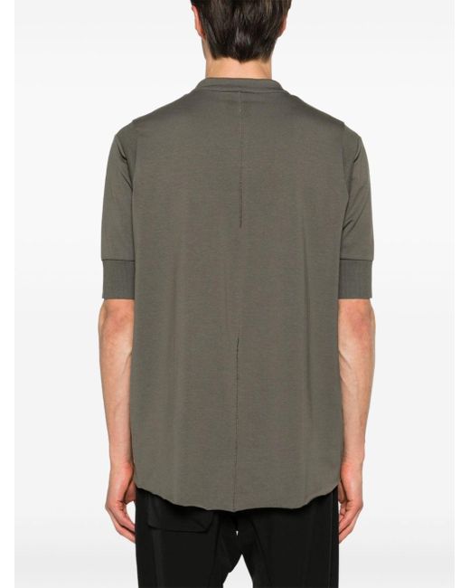 Thom Krom Green Ribbed-detailing Button-up Shirt for men