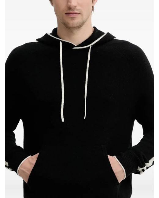From Future Black Front-Pocket Hoodie for men